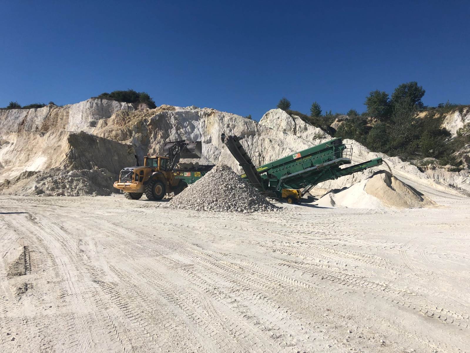 Dolomite mining operations